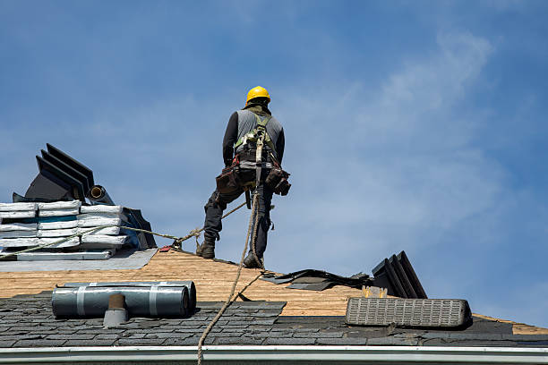 Professional Roofing technician working in Joffre, PA